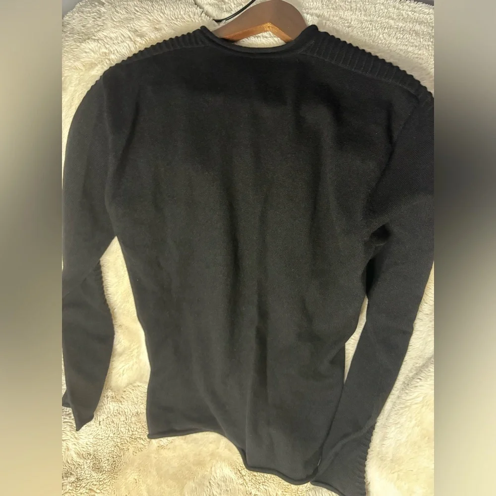 Armani collezioni men’s black sweater shirt - Picture 5 of 6